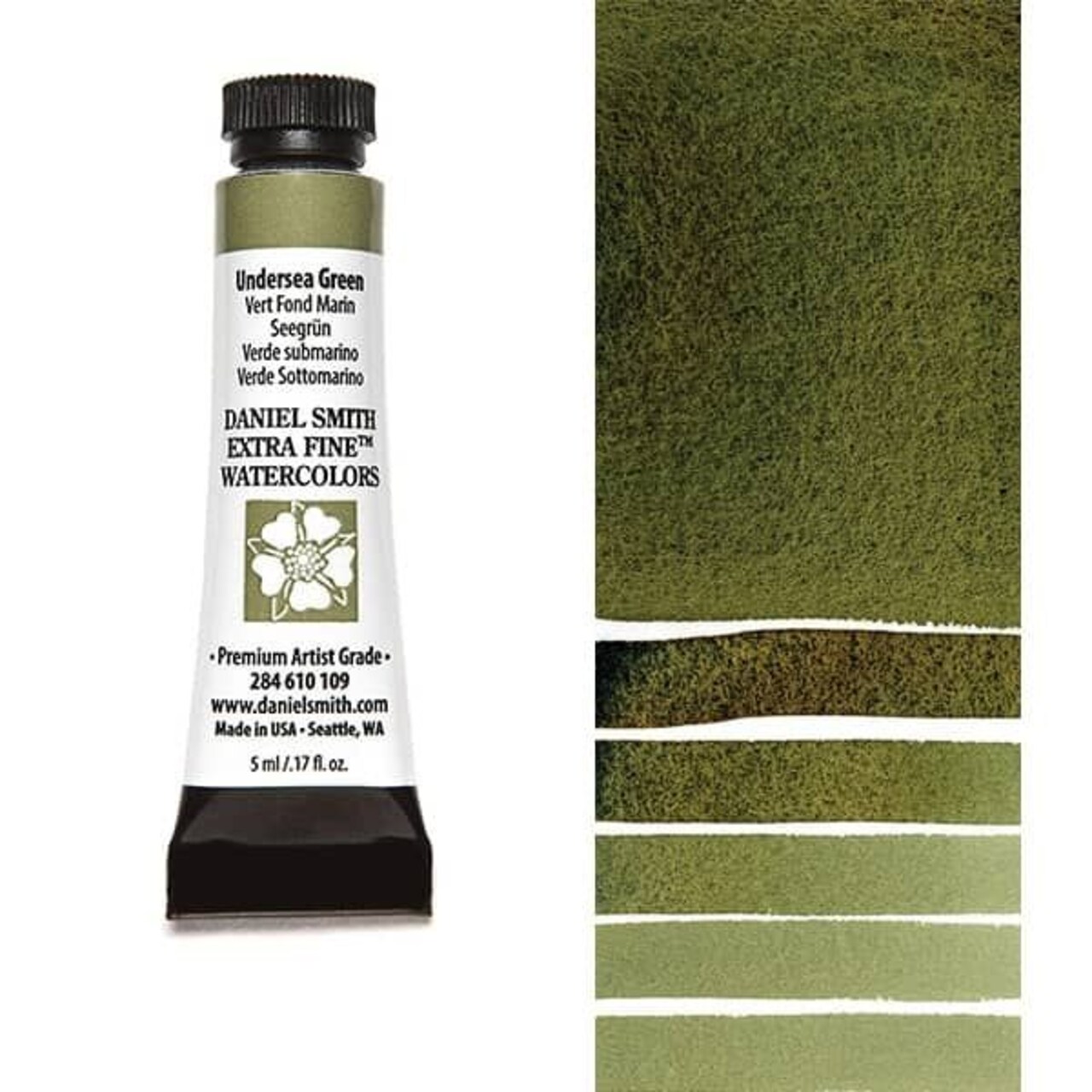 Daniel Smith Extra Fine Watercolors - Undersea Green, 5 ml Tube